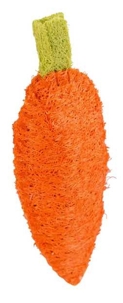 Karotte aus Luffa für Nager, 10cm