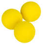 Schaumstoffball 4,5 cm gelb (3er Pack)